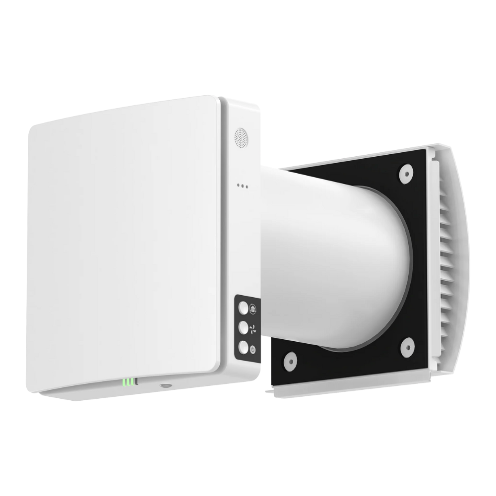 Air Pro v2 ettrumsventilation med värmeåtervinning Ø160mm – framsida